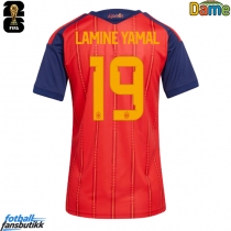Spania Lamine Yamal #19 Hjemmedrakt Dame VM 2026 Kortermet
